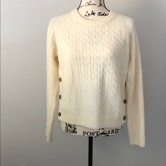 J Crew Cableknit Sweater 